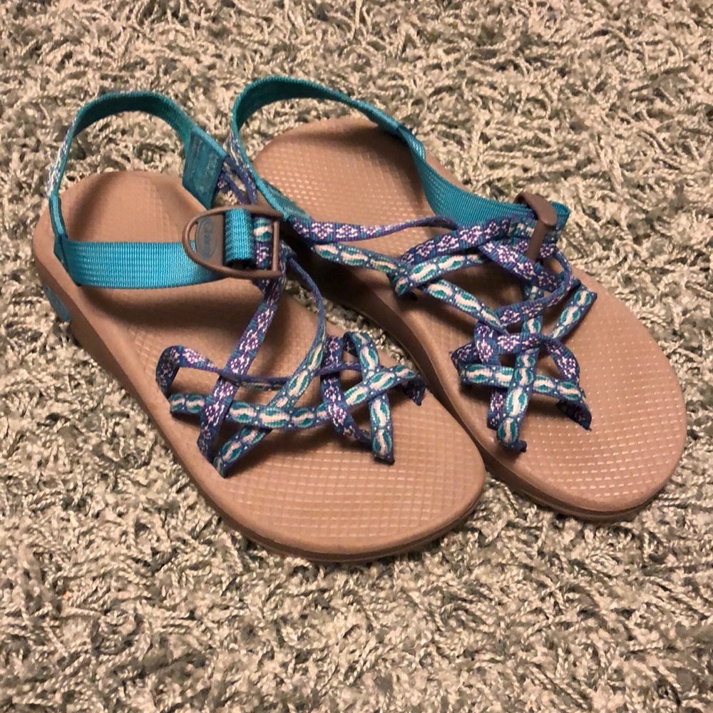 Women’s Chacos sz8 purple turquoise worn twice